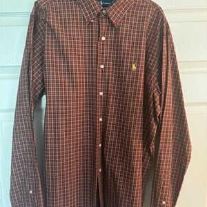 Polo by Ralph Lauren Men's Red Checkered Shirt